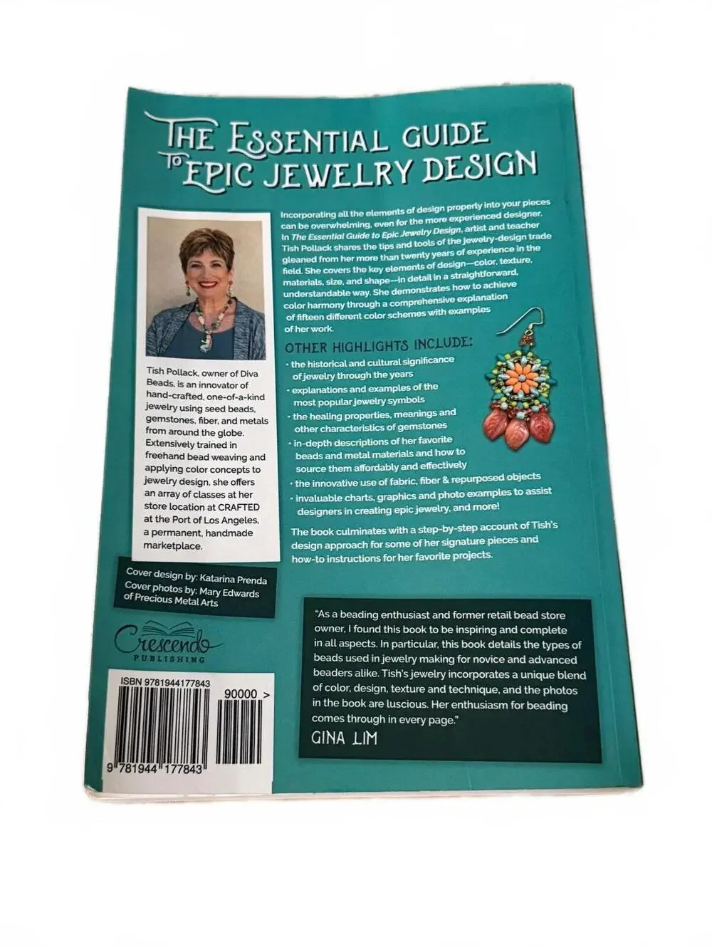 The Essential Guide to Epic Jewelry Design by Tish Pollack - Beading Book